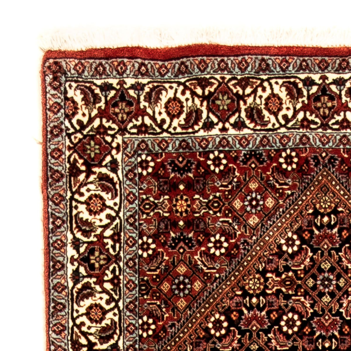 Loper Perzisch tapijt - Bijar - 313 x 82 cm - bruin