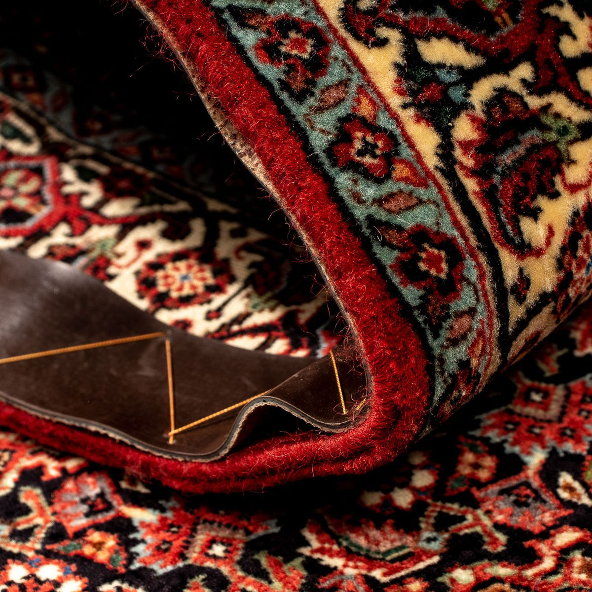 Loper Perzisch tapijt - Bijar - 313 x 82 cm - bruin