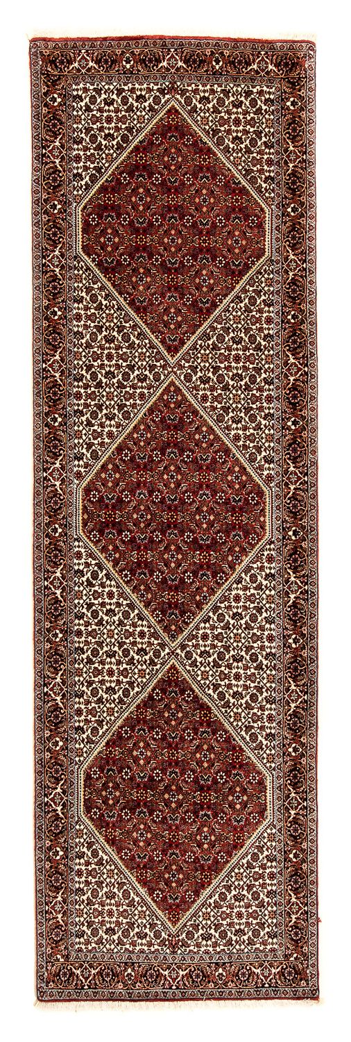 Loper Perzisch tapijt - Bijar - 291 x 88 cm - veelkleurig