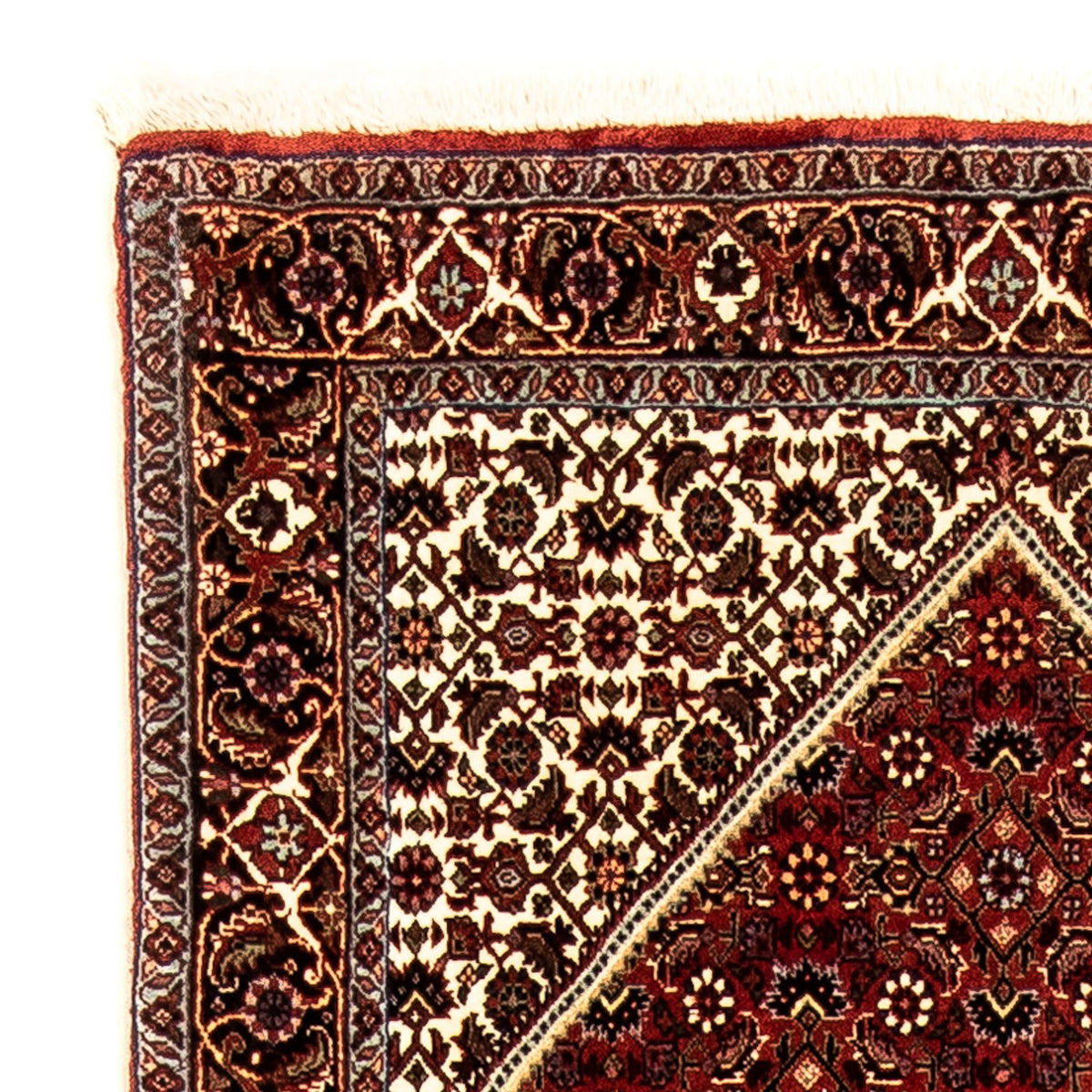 Loper Perzisch tapijt - Bijar - 291 x 88 cm - veelkleurig