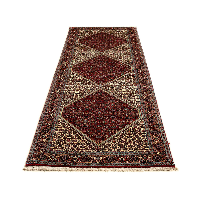 Loper Perzisch tapijt - Bijar - 291 x 88 cm - veelkleurig