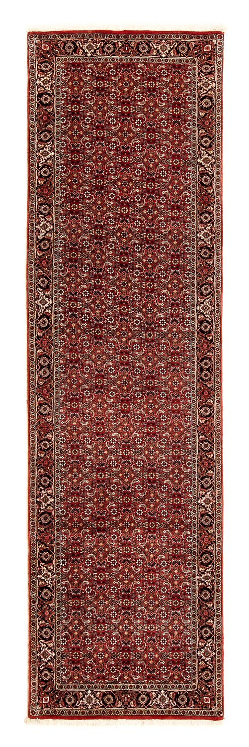 Loper Perzisch tapijt - Bijar - 298 x 80 cm - donkerrood