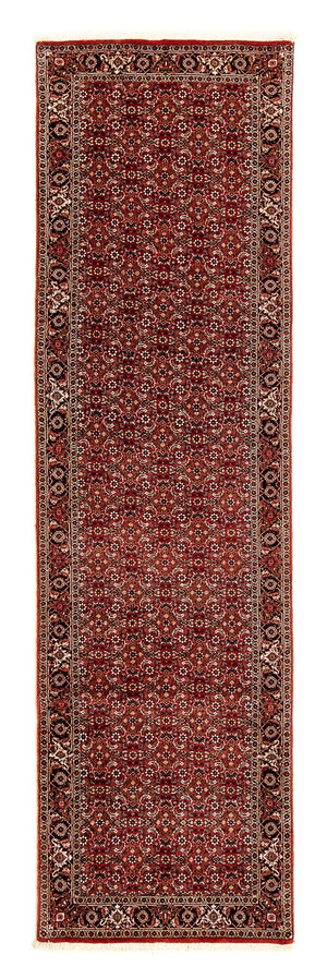 Loper Perzisch tapijt - Bijar - 298 x 80 cm - donkerrood