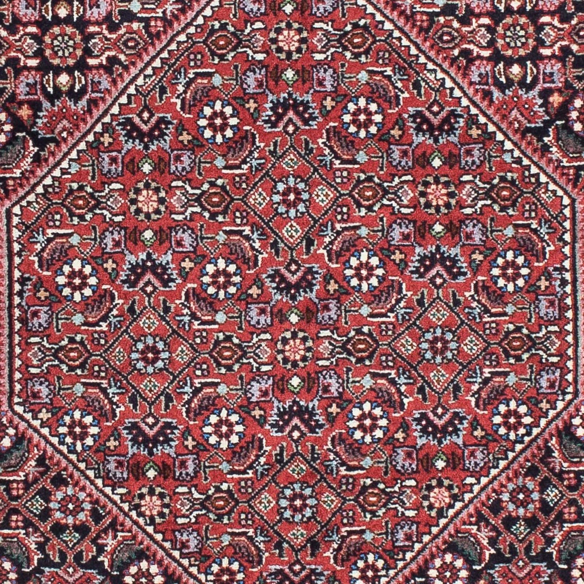 Loper Perzisch tapijt - Bijar - 197 x 72 cm - rood