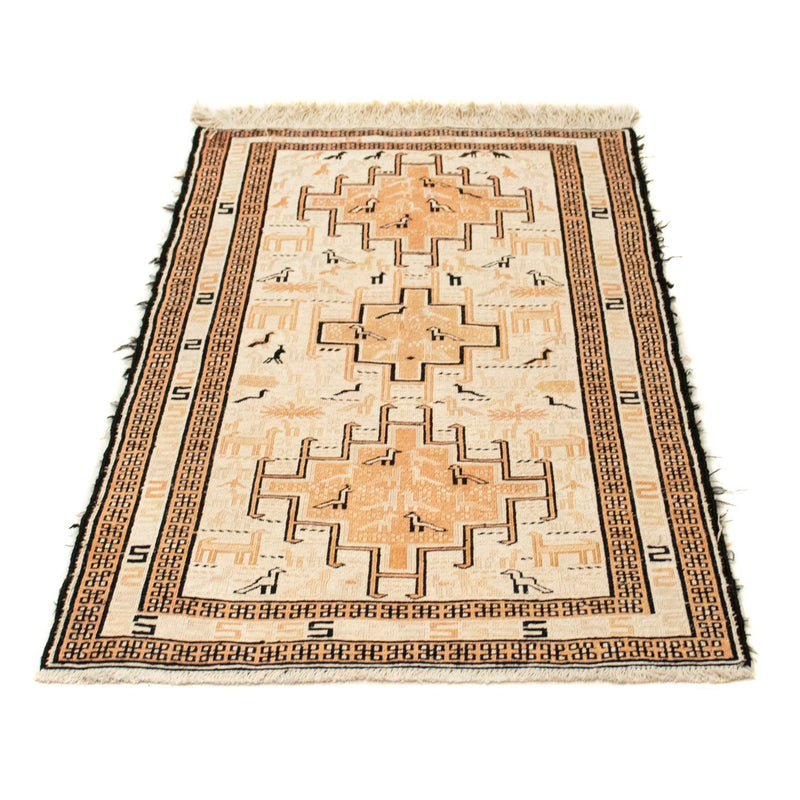 Kelim tapijt - Oosters - 101 x 65 cm - beige