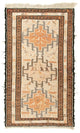Zijden kilim Tapijt 62x103cm