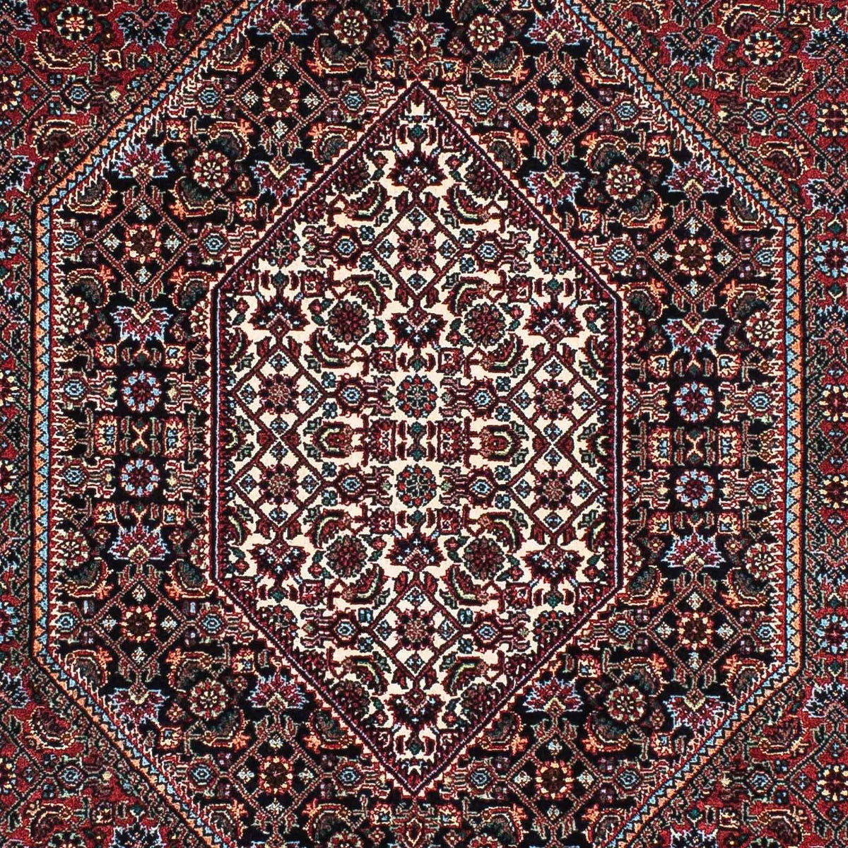 Loper Perzisch tapijt - Bijar - 200 x 99 cm - donkerblauw