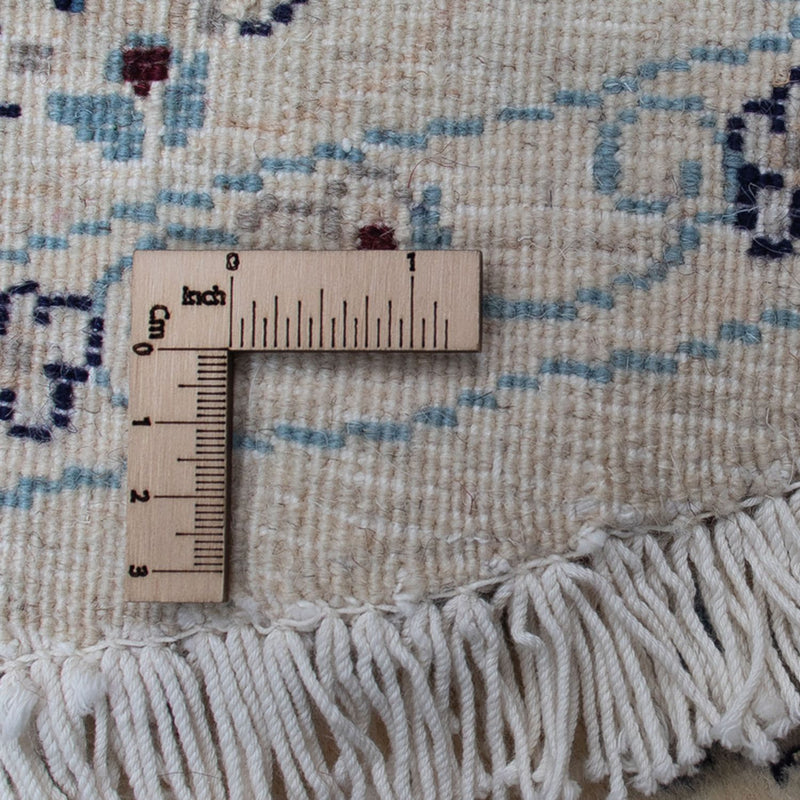 Perzisch tapijt - Nain rond  - 302 x 302 cm - donkerrood