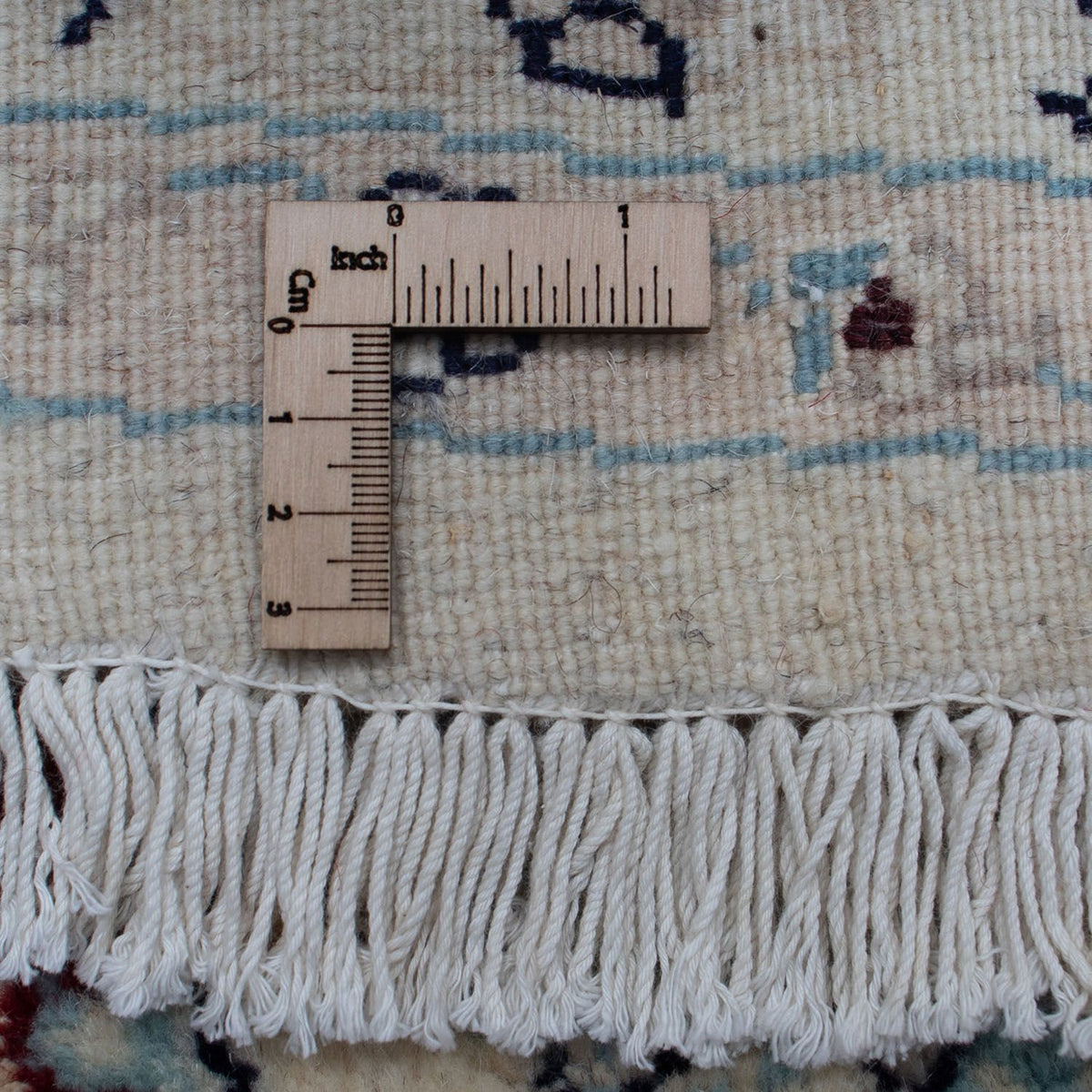 Perzisch tapijt - Nain - Koninklijk rond  - 292 x 292 cm - donkerrood