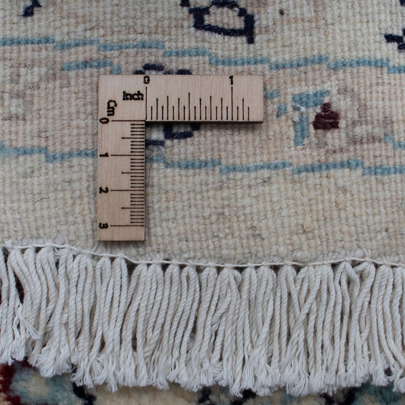 Perzisch tapijt - Nain - Koninklijk rond  - 292 x 292 cm - donkerrood