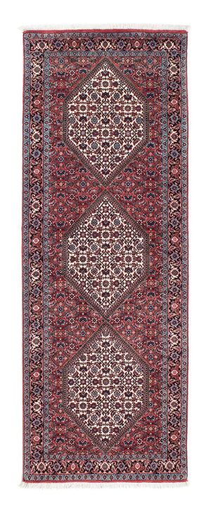 Loper Perzisch tapijt - Bijar - 210 x 74 cm - rood