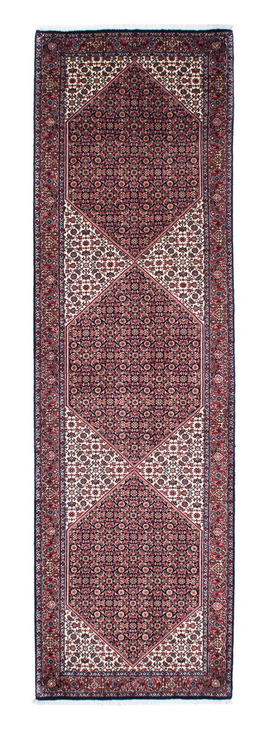 Loper Perzisch tapijt - Bijar - 300 x 84 cm - donkerblauw