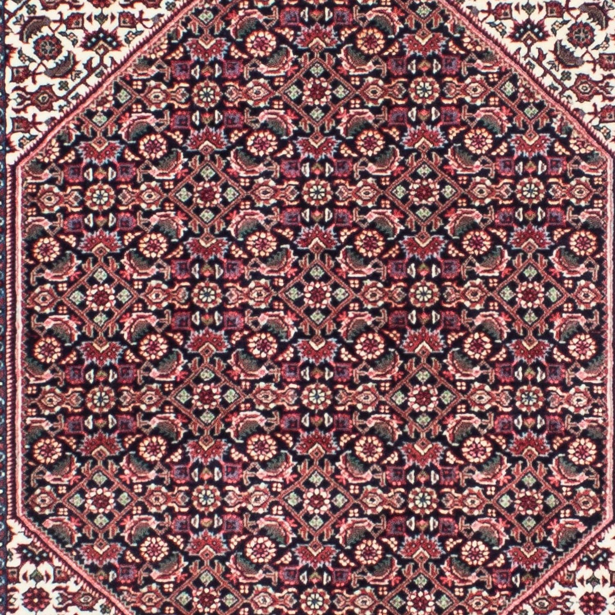 Loper Perzisch tapijt - Bijar - 300 x 84 cm - donkerblauw