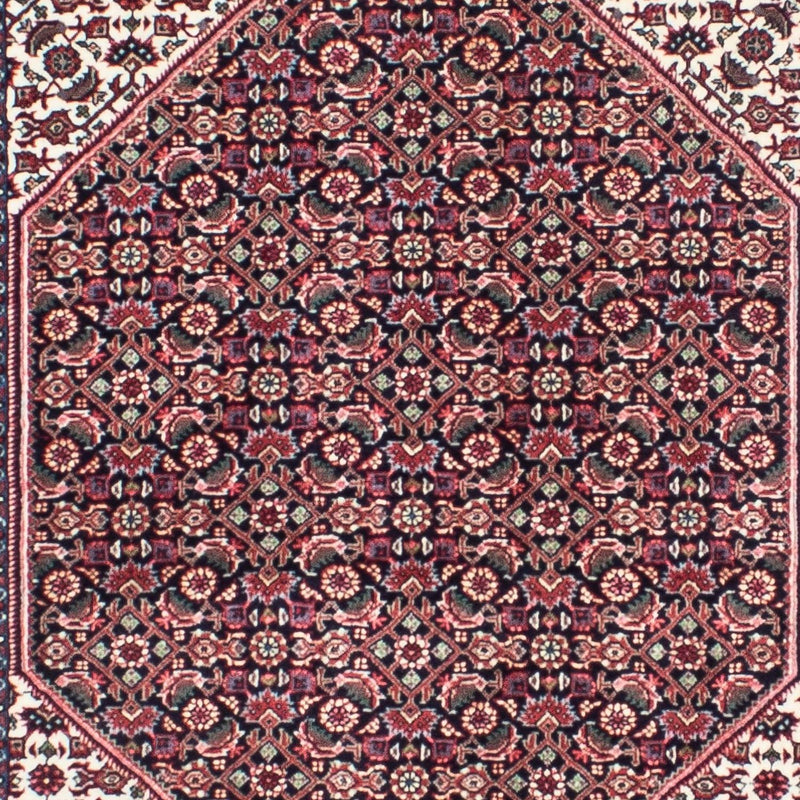 Loper Perzisch tapijt - Bijar - 300 x 84 cm - donkerblauw