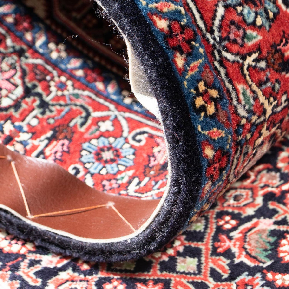 Loper Perzisch tapijt - Bijar - 300 x 84 cm - donkerblauw