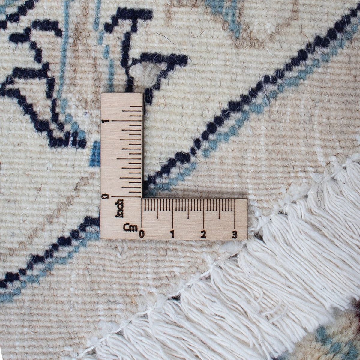 Perzisch tapijt - Nain rond  - 290 x 290 cm - donkerblauw