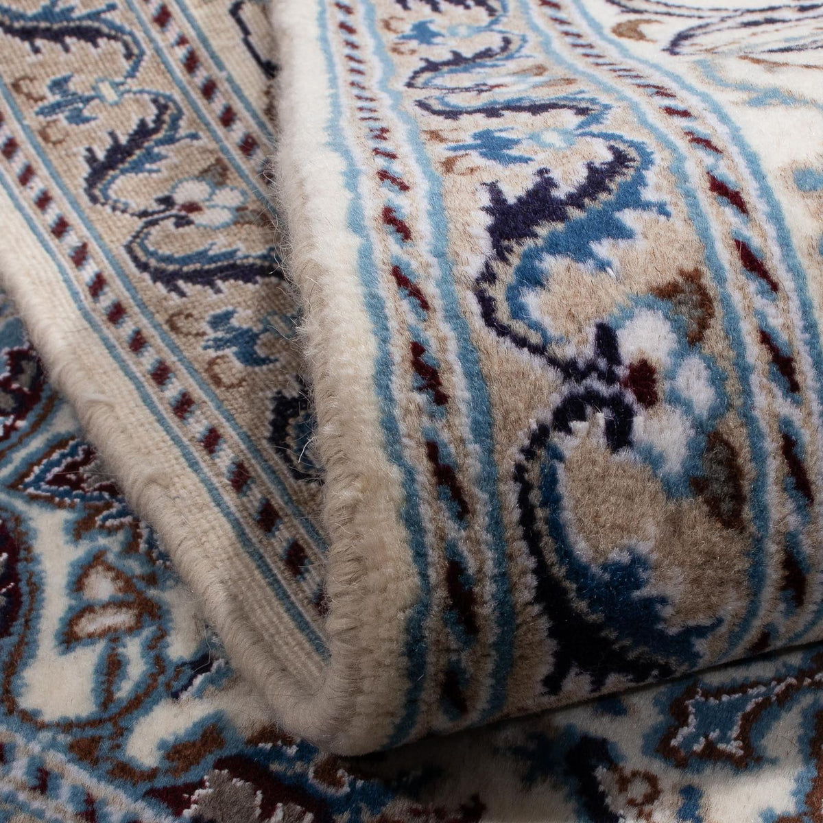 Perzisch tapijt - Nain vierkant  - 205 x 193 cm - blauw