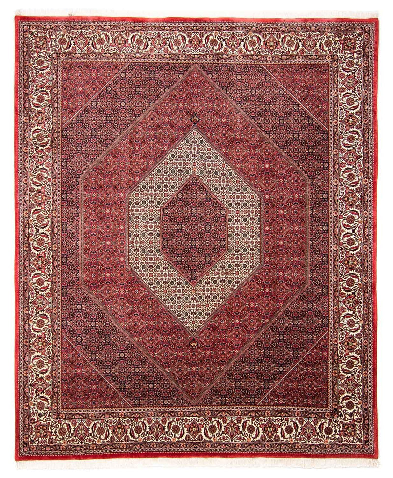 Perzisch tapijt - Bijar - 304 x 255 cm - donkerrood