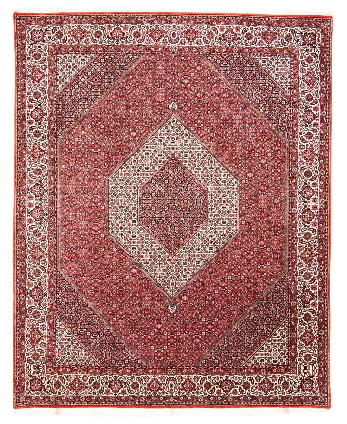 Perzisch tapijt - Bijar - 312 x 256 cm - licht rood