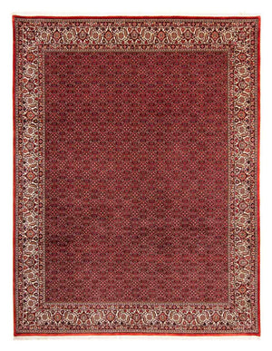 Perzisch tapijt - Bijar - 400 x 308 cm - donkerrood