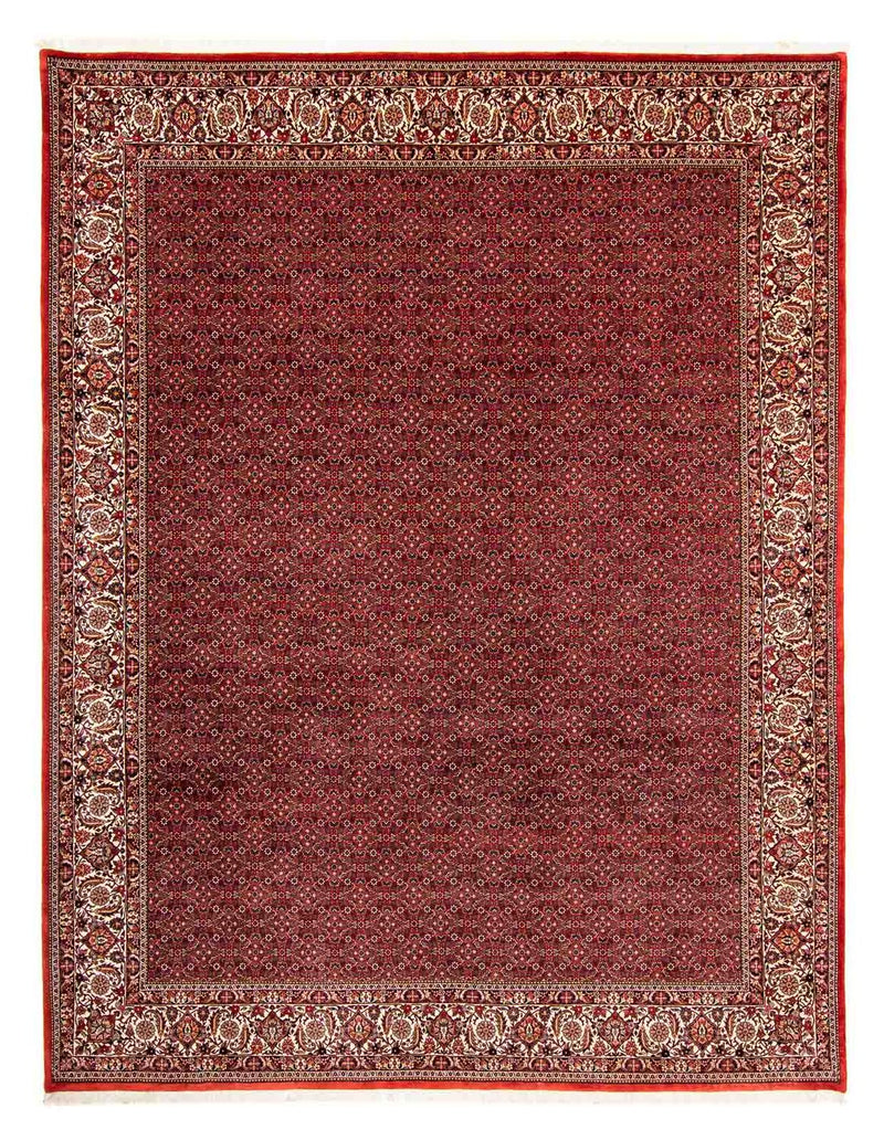 Perzisch tapijt - Bijar - 400 x 308 cm - donkerrood