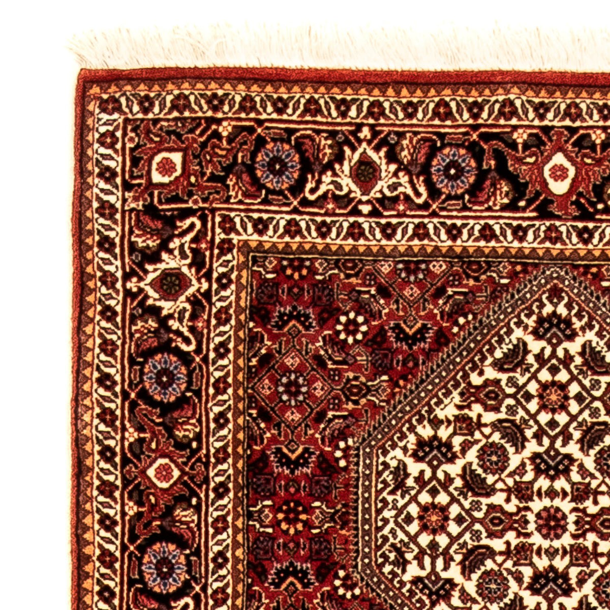 Loper Perzisch tapijt - Bijar - 304 x 81 cm - veelkleurig