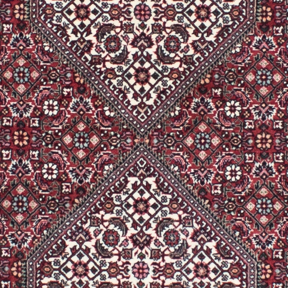 Loper Perzisch tapijt - Bijar - 317 x 85 cm - rood