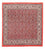 Perzisch tapijt - Bijar vierkant  - 105 x 101 cm - rood