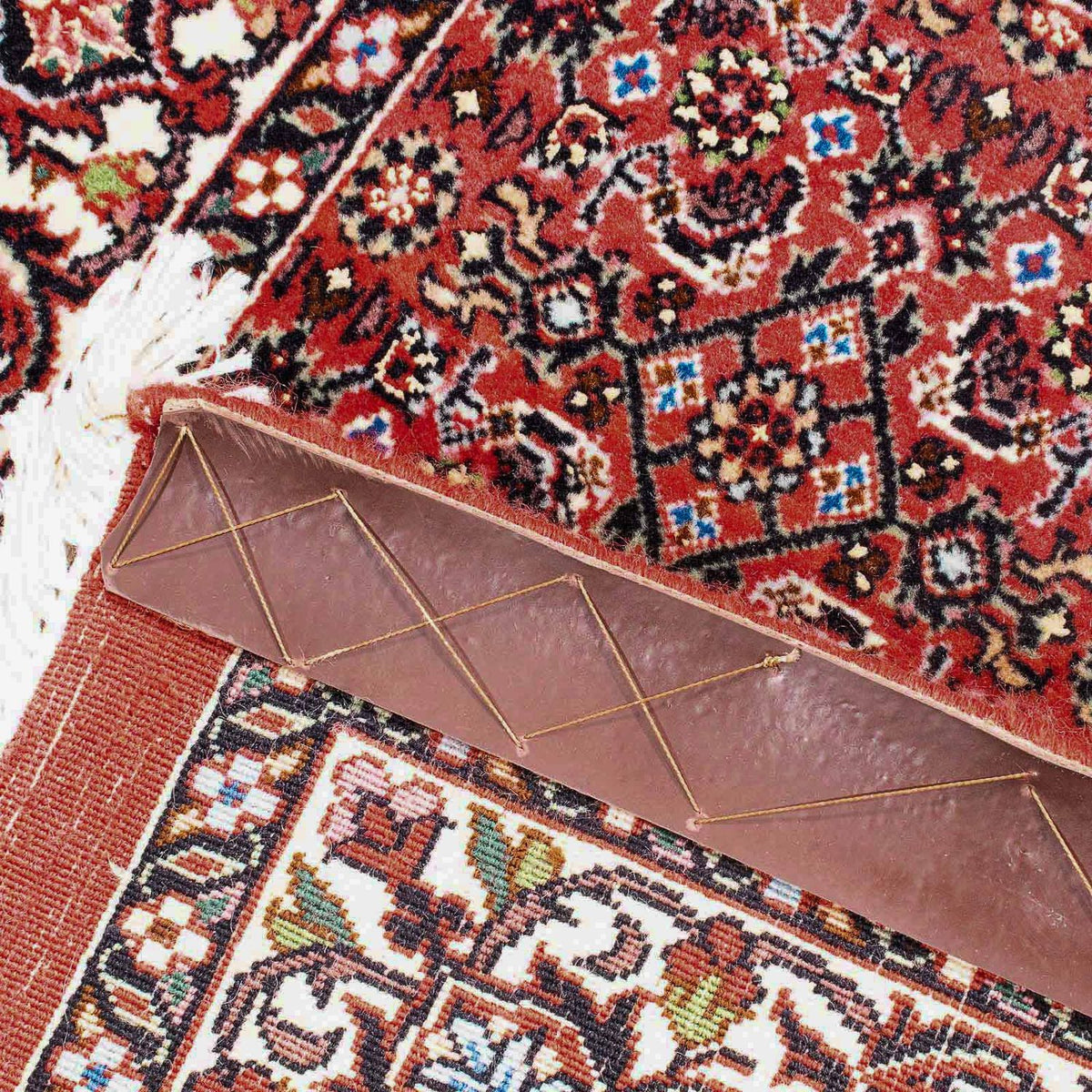 Perzisch tapijt - Bijar vierkant  - 105 x 101 cm - rood