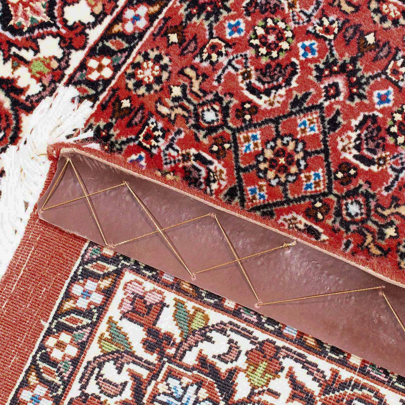 Perzisch tapijt - Bijar vierkant  - 105 x 101 cm - rood