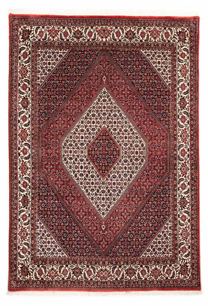 Perzisch tapijt - Bijar - 236 x 172 cm - donkerrood