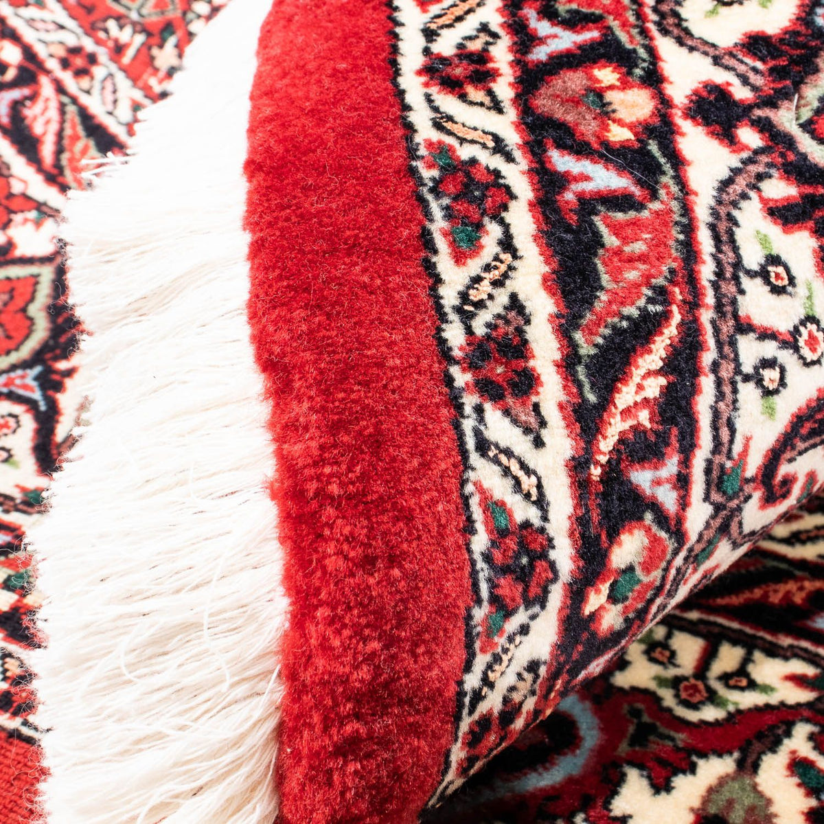 Perzisch tapijt - Bijar rond  - 150 x 150 cm - donkerrood