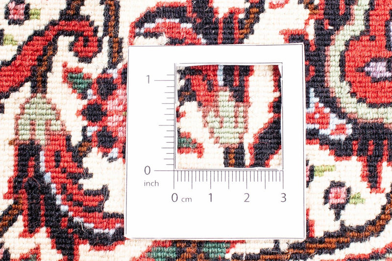 Perzisch tapijt - Bijar rond  - 150 x 150 cm - donkerrood