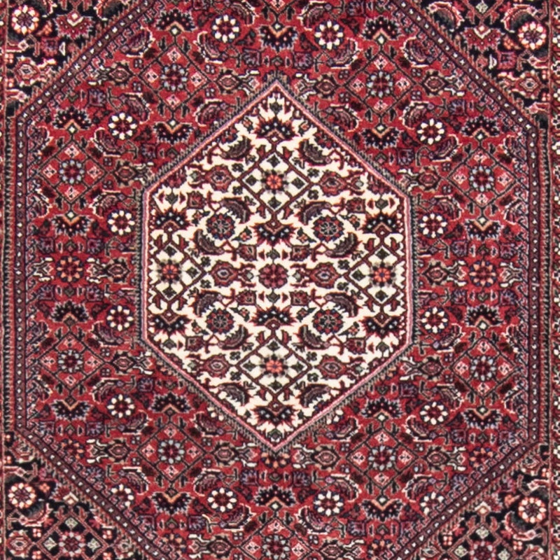 Loper Perzisch tapijt - Bijar - 404 x 88 cm - licht rood
