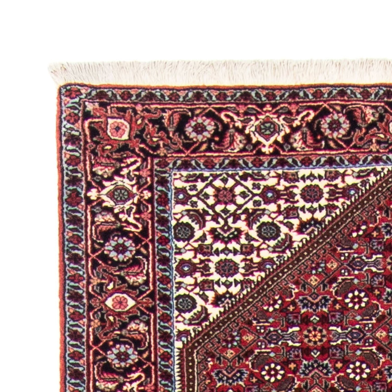 Loper Perzisch tapijt - Bijar - 403 x 86 cm - donkerrood
