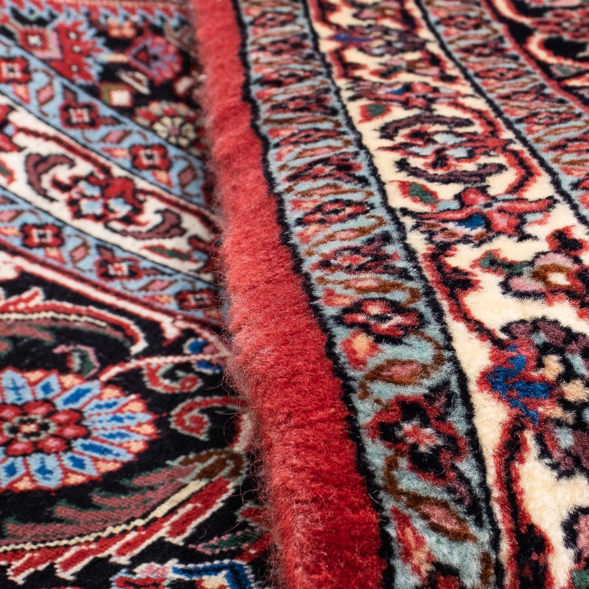 Perzisch tapijt - Bijar - 305 x 253 cm - donkerrood