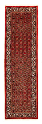 Loper Perzisch tapijt - Bijar - 292 x 78 cm - donkerrood
