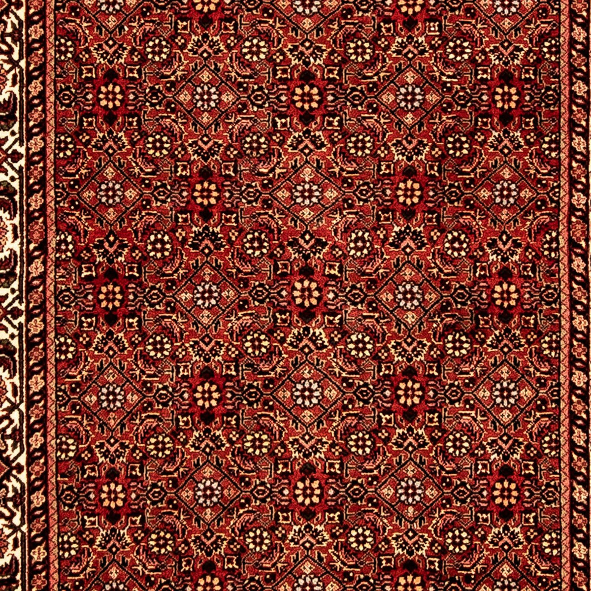 Loper Perzisch tapijt - Bijar - 292 x 78 cm - donkerrood
