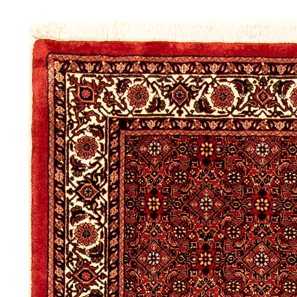 Loper Perzisch tapijt - Bijar - 292 x 78 cm - donkerrood