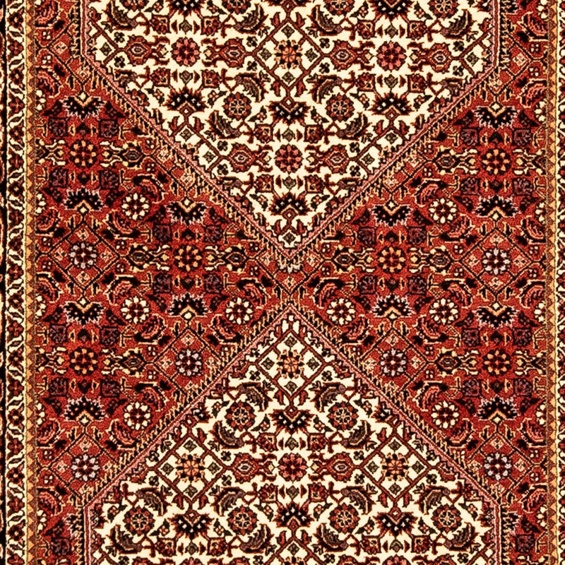 Loper Perzisch tapijt - Bijar - 314 x 85 cm - donkerrood