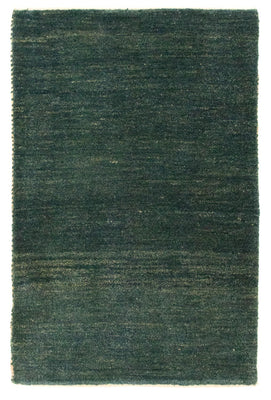 Gabbeh tapijt - Perzisch - 91 x 60 cm - zeegroen