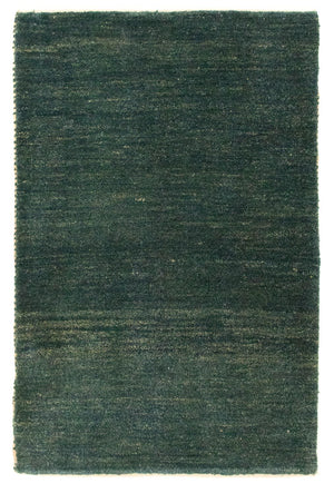 Gabbeh tapijt - Perzisch - 91 x 60 cm - zeegroen