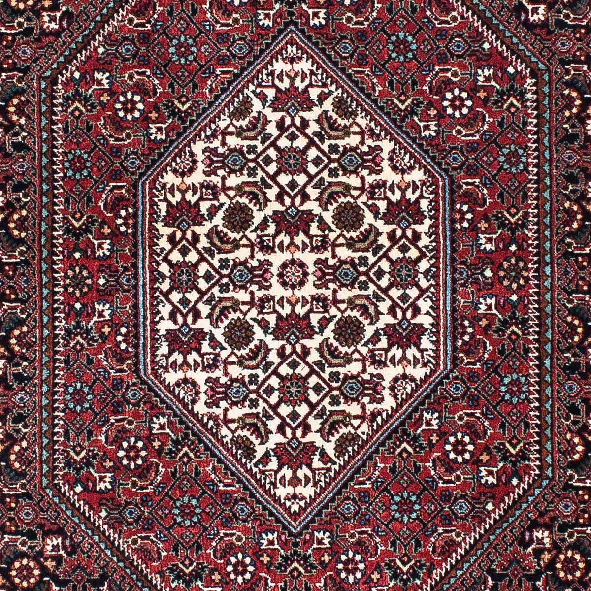 Loper Perzisch tapijt - Bijar - 209 x 98 cm - donkerblauw