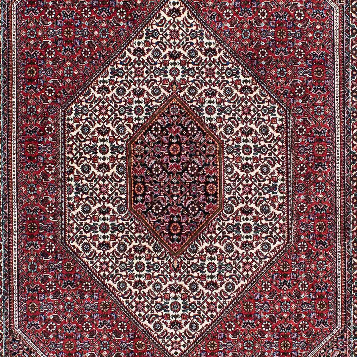Perzisch tapijt - Bijar - 198 x 132 cm - licht rood