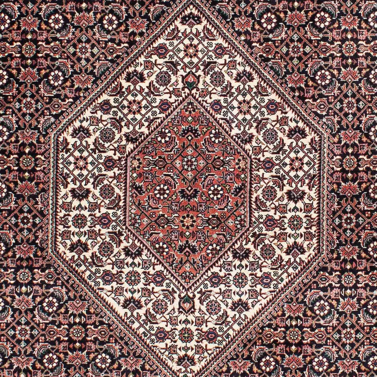 Perzisch tapijt - Bijar - 211 x 130 cm - donkerblauw