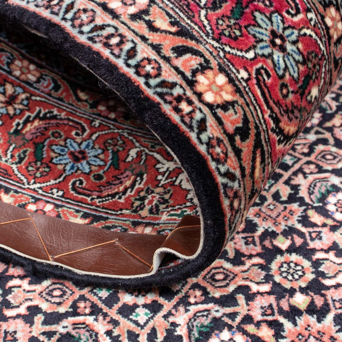 Perzisch tapijt - Bijar - 211 x 130 cm - donkerblauw