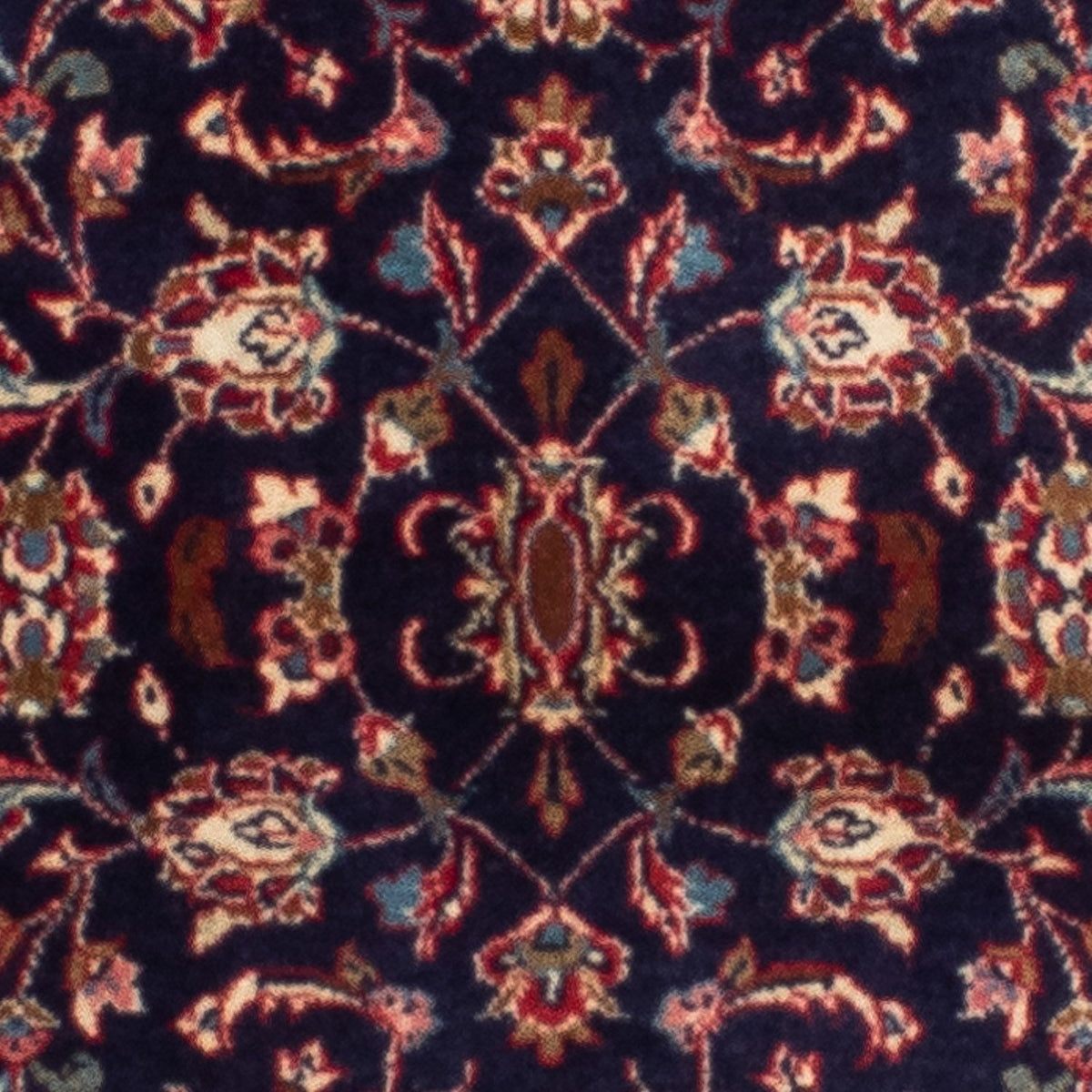 Loper Perzisch tapijt - Keshan - 266 x 68 cm - donkerblauw