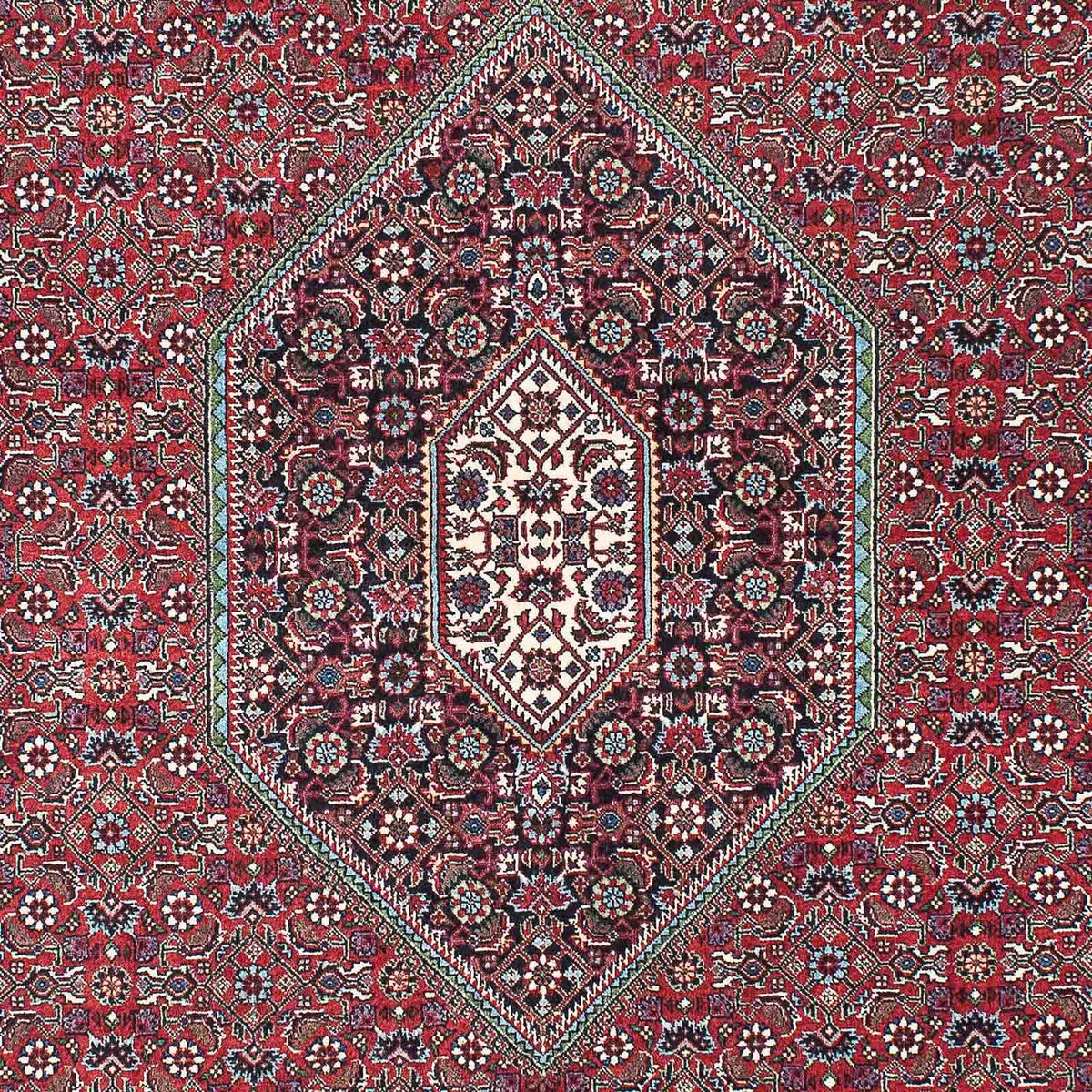 Perzisch tapijt - Bijar - 212 x 133 cm - donkerblauw