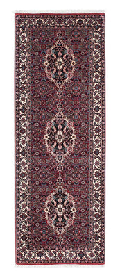 Loper Perzisch tapijt - Bijar - 200 x 73 cm - rood