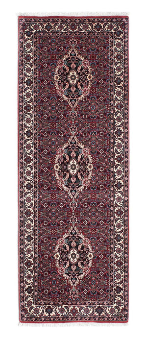 Loper Perzisch tapijt - Bijar - 200 x 73 cm - rood